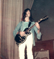 Andi Blamire, who roadied for the band before replacing Stan Land on second guitar.