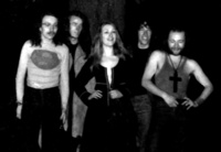 An early shot of the third lineup. From left: Mick Sluman, Stan Land, Jill Saward, Dave Bell and Colin Dawson.